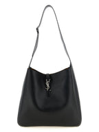 Saint Laurent Black Calfskin Shoulder Bag