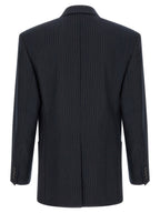 Saint Laurent Blue Wool Blazer