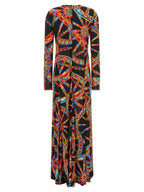 Dolce & Gabbana Multicolor Viscose Long Dress