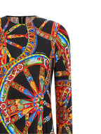 Dolce & Gabbana Multicolor Viscose Long Dress