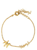 Saint Laurent Gold Brass Bracelet