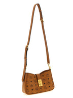 MCM Brown Polyethylene Shoulder Bag