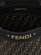 Fendi Brown Cotton Tote Bag