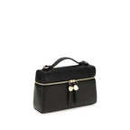 Tory Burch Black Calf Leather Bos Taurus Shoulder Bag