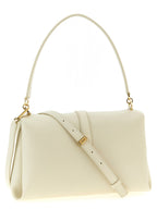 Ferragamo White Calfskin Shoulder Bag