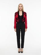 Dolce & Gabbana Bicolor Cotton Full-Length Jacket