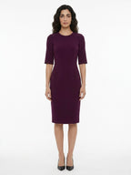 Dolce & Gabbana Purple Acetate Casual Dress