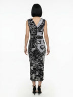 Dolce & Gabbana Bicolor Elastane Casual Dress