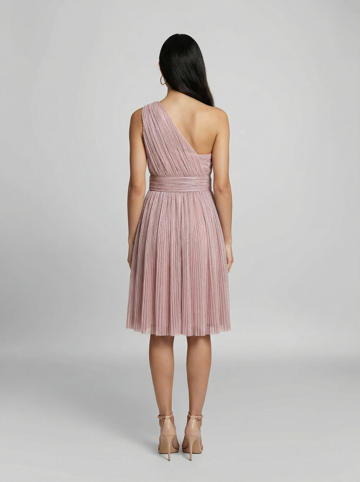 Dolce & Gabbana Pink Cotton Cocktail Dress