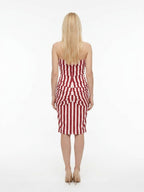 Dolce & Gabbana Red Elastane Casual Dress