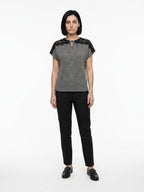 Dolce & Gabbana Gray Polyamide T-Shirt