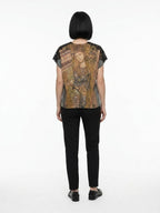 Dolce & Gabbana Gray Polyamide T-Shirt