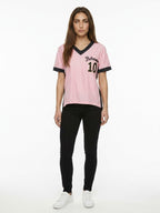 Dolce & Gabbana Pink Silk T-Shirt