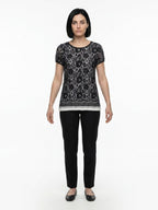 Dolce & Gabbana Black Polyamide T-Shirt