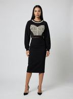 Dolce & Gabbana Black Cotton Sweatshirt