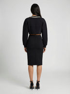 Dolce & Gabbana Black Cotton Sweatshirt