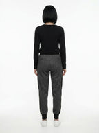 Dolce & Gabbana Gray Acetate Leggings