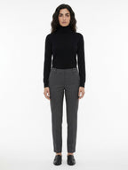 Dolce & Gabbana Gray Virgin Wool Dress Pants
