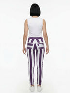 Dolce & Gabbana Bicolor Cotton Skinny Pants