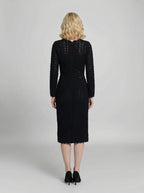 Dolce & Gabbana Black Cashmere Cocktail Dress