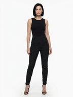 Dolce & Gabbana Black Cotton Skinny Pants