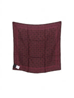 Givenchy Burgundy Silk Pocket Square