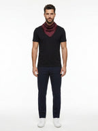 Givenchy Burgundy Silk Pocket Square
