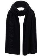 Givenchy Black Wool Scarf