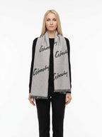 Givenchy Gray Wool Scarf