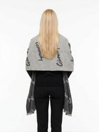 Givenchy Gray Wool Scarf