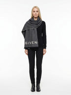 Givenchy Gray Wool Scarf