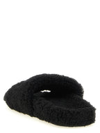 Balenciaga Black Polyester Slides