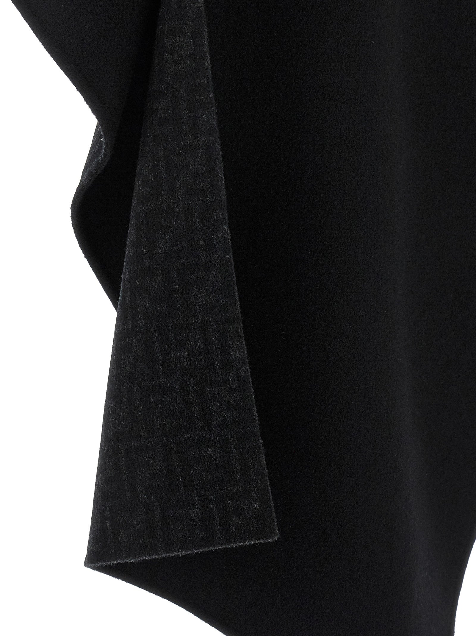Fendi Black Virgin Wool Coat