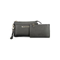 Mario Valentino Black Polyurethane Womens Wallet
