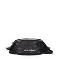 Karl Lagerfeld Black Leather Backpack