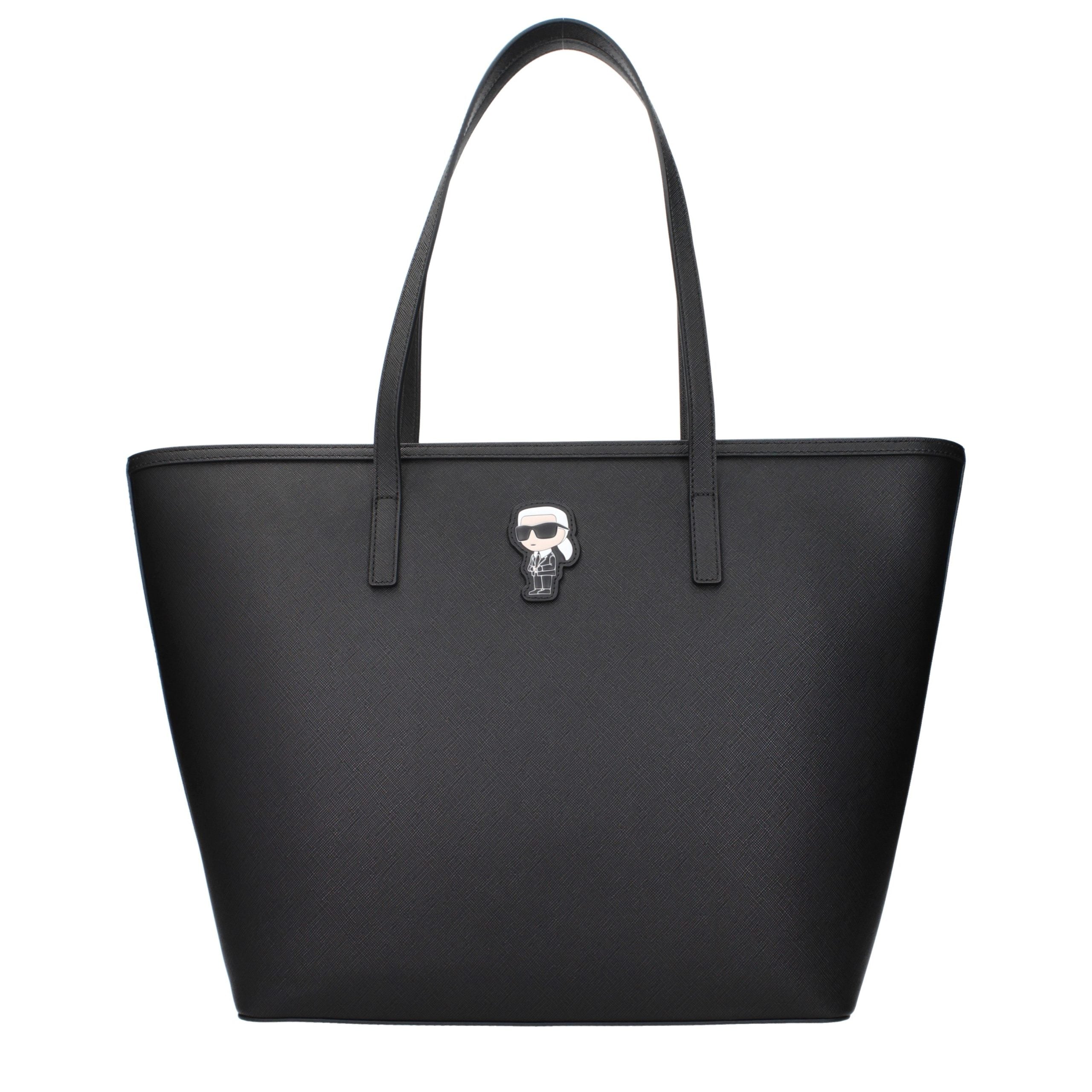 Karl Lagerfeld Black Polyethylene Shoulder Bag
