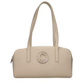 Karl Lagerfeld Beige Leather Shoulder Bag