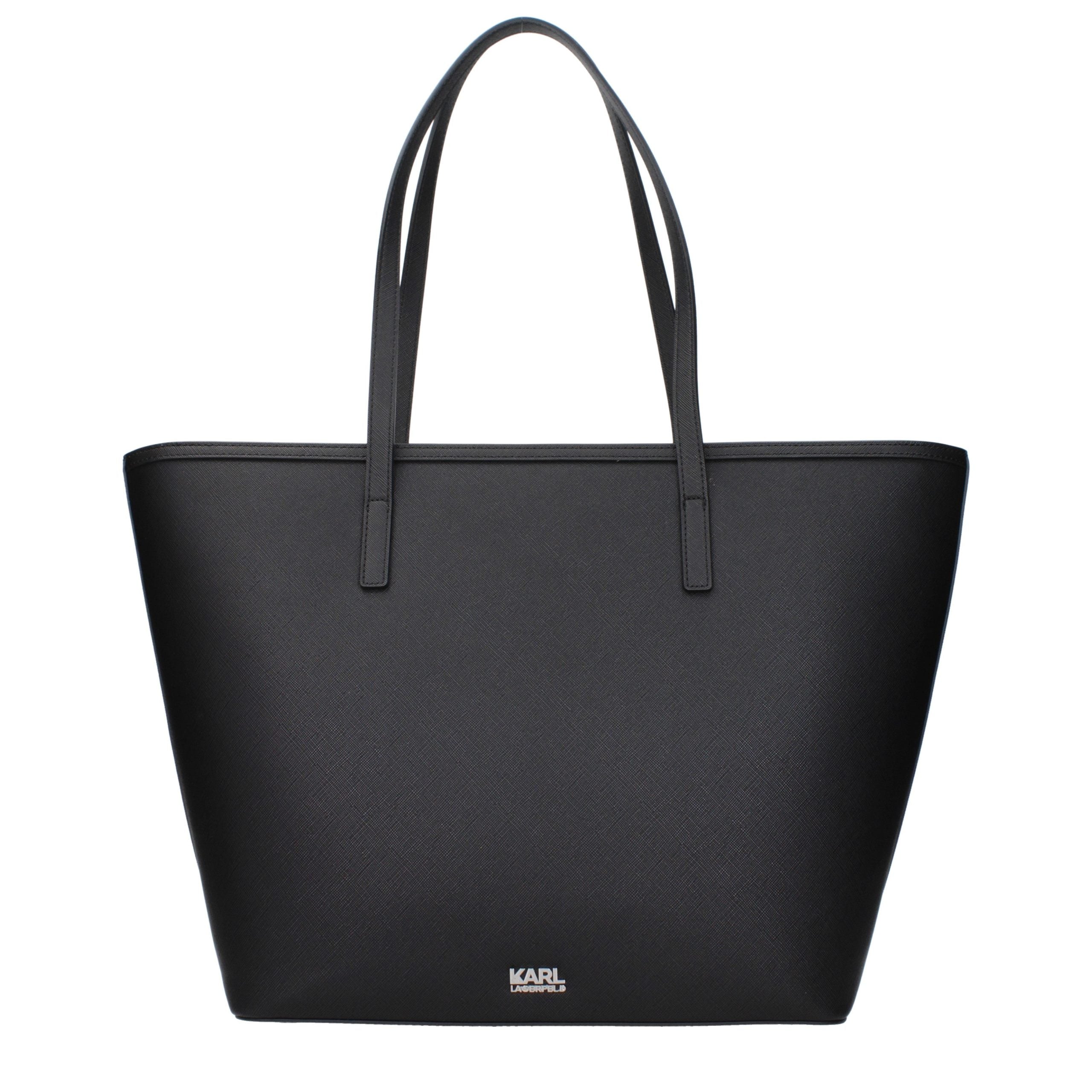 Karl Lagerfeld Black Polyethylene Shoulder Bag