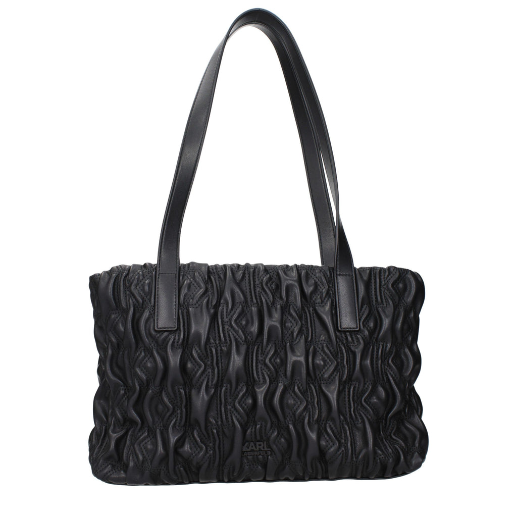 Karl Lagerfeld Black Polyester Shoulder Bag