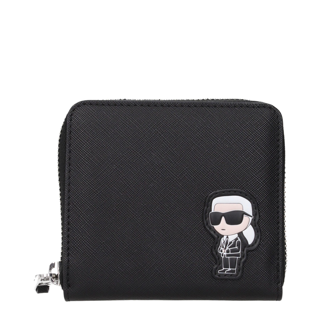 Karl Lagerfeld Black Polyethylene Wallet