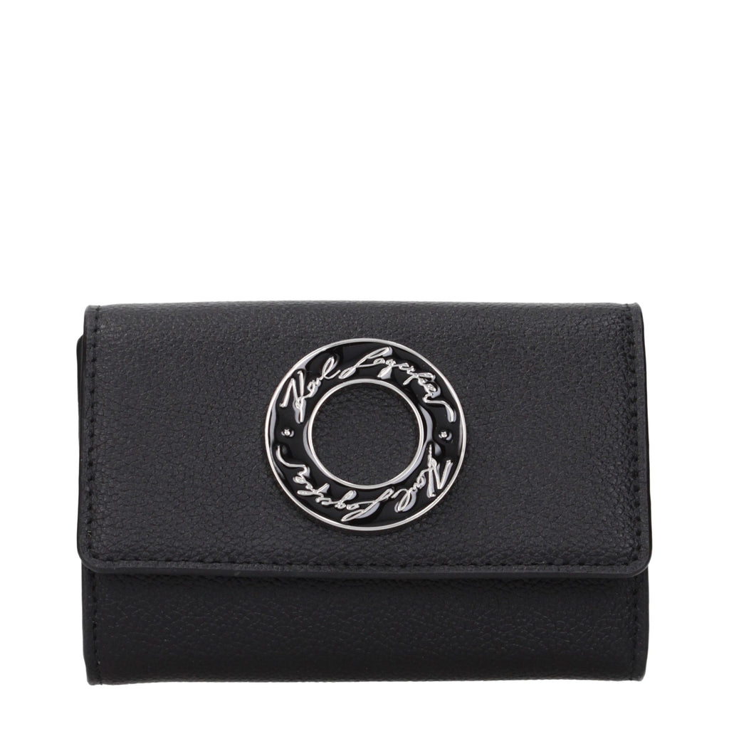 Karl Lagerfeld Black Polyester Wallet