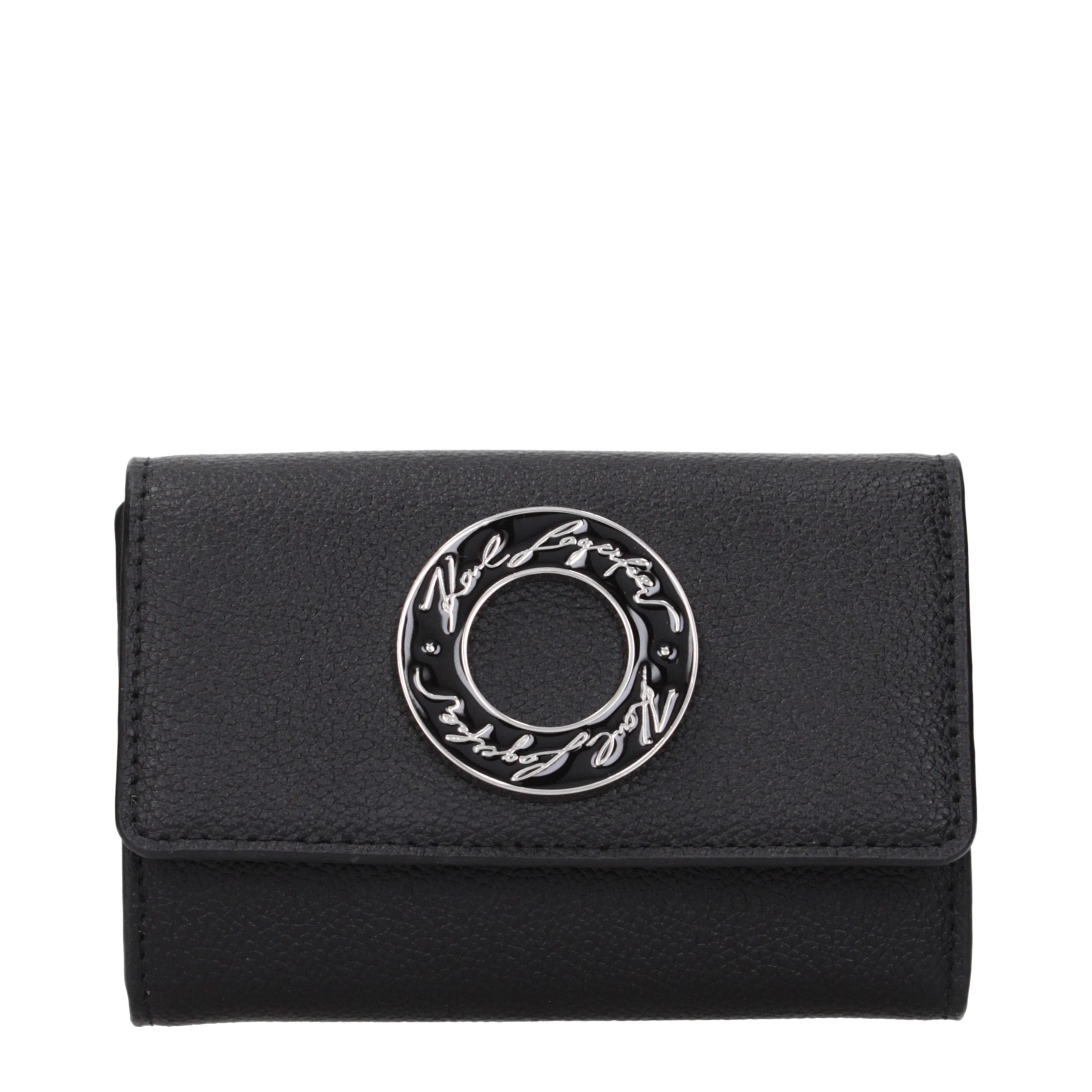 Karl Lagerfeld Black Polyester Wallet