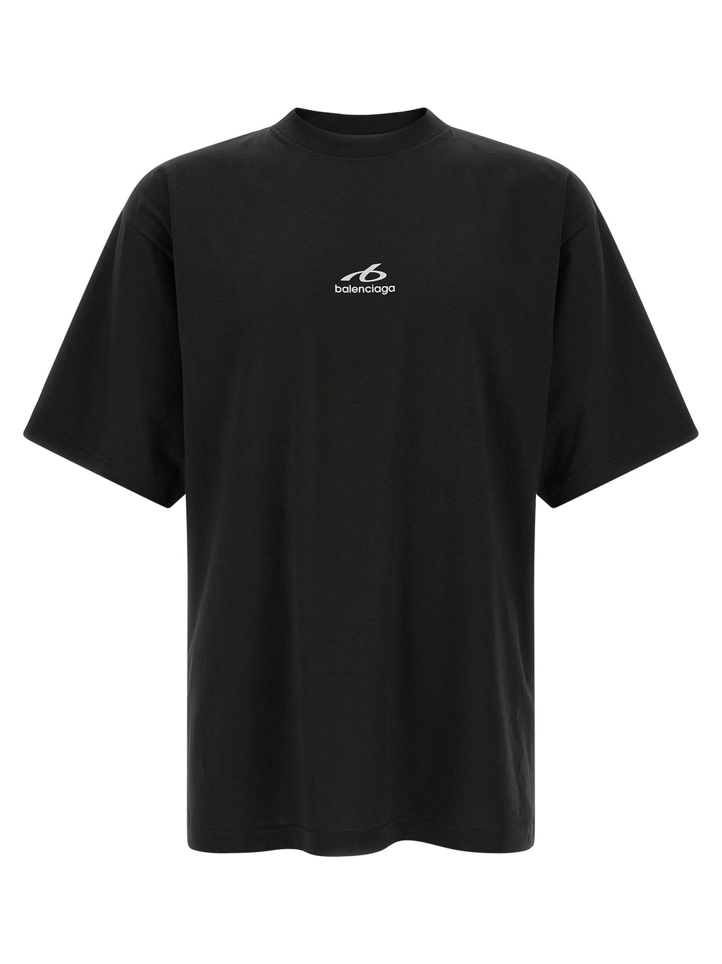 Balenciaga Black Cotton T-Shirt