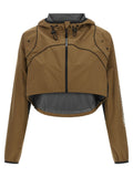 Balenciaga Brown Polyester Shell Jacket
