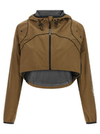 Balenciaga Brown Polyester Shell Jacket