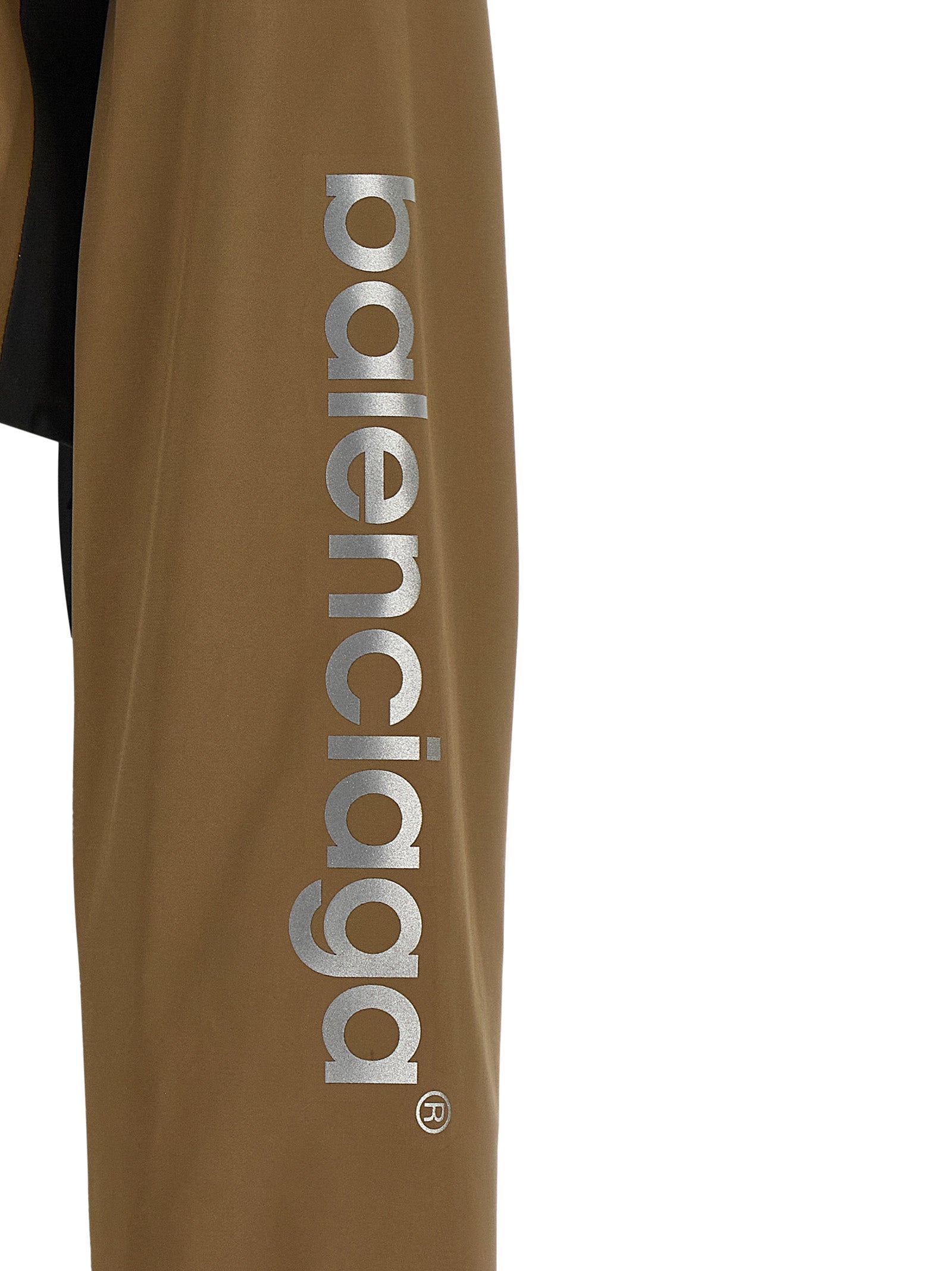 Balenciaga Brown Polyester Shell Jacket