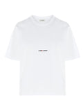 Saint Laurent White Cotton T-Shirt