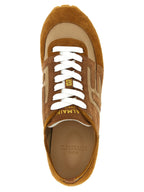 Balmain Brown Calfskin Sneakers