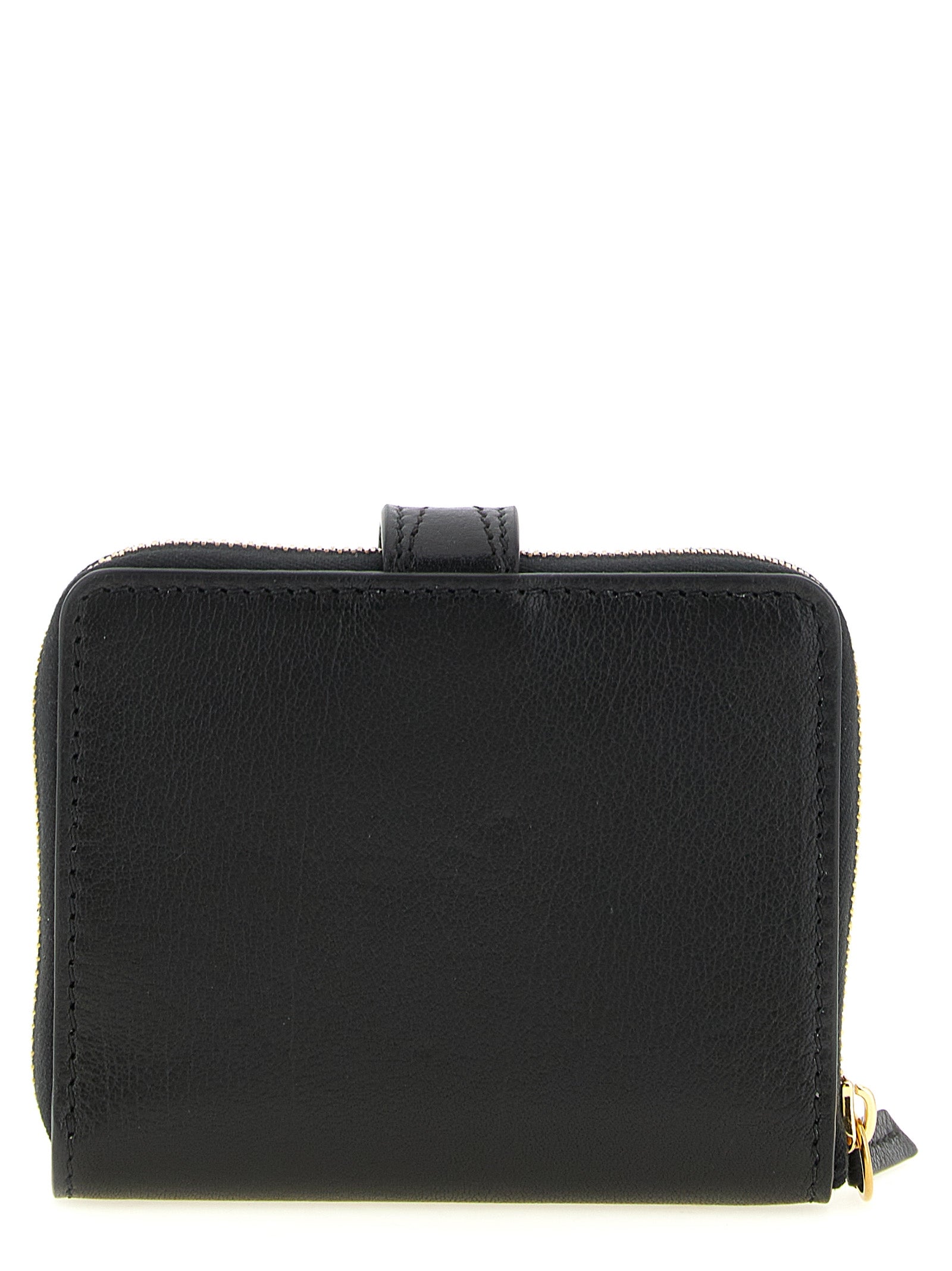 Chloé Black Buffalo Leather Cardholder