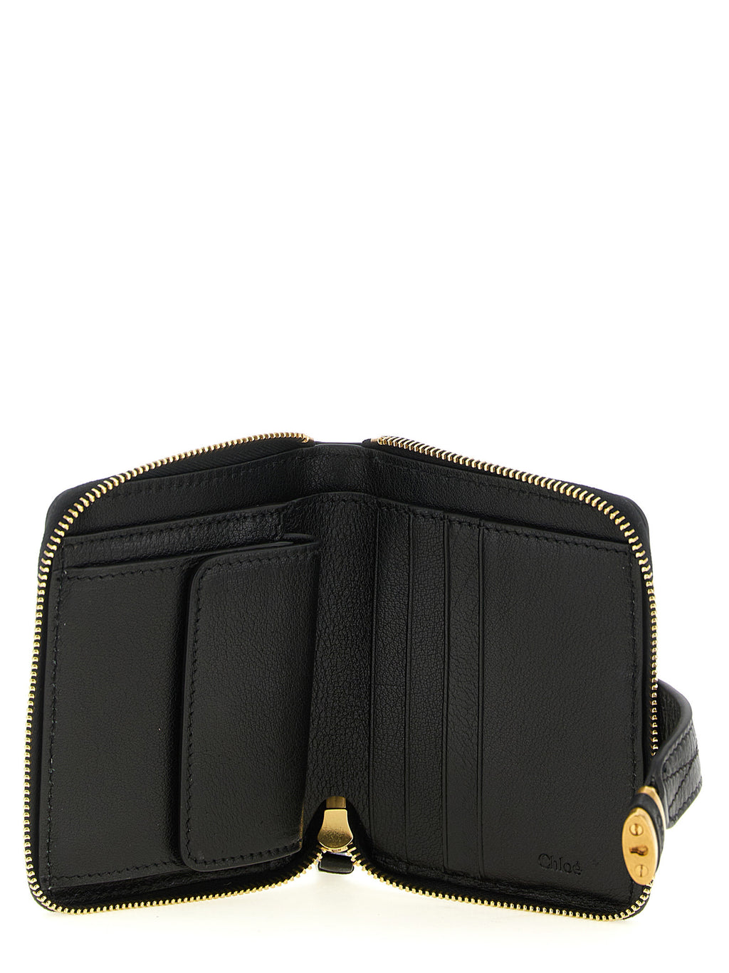 Chloé Black Buffalo Leather Cardholder
